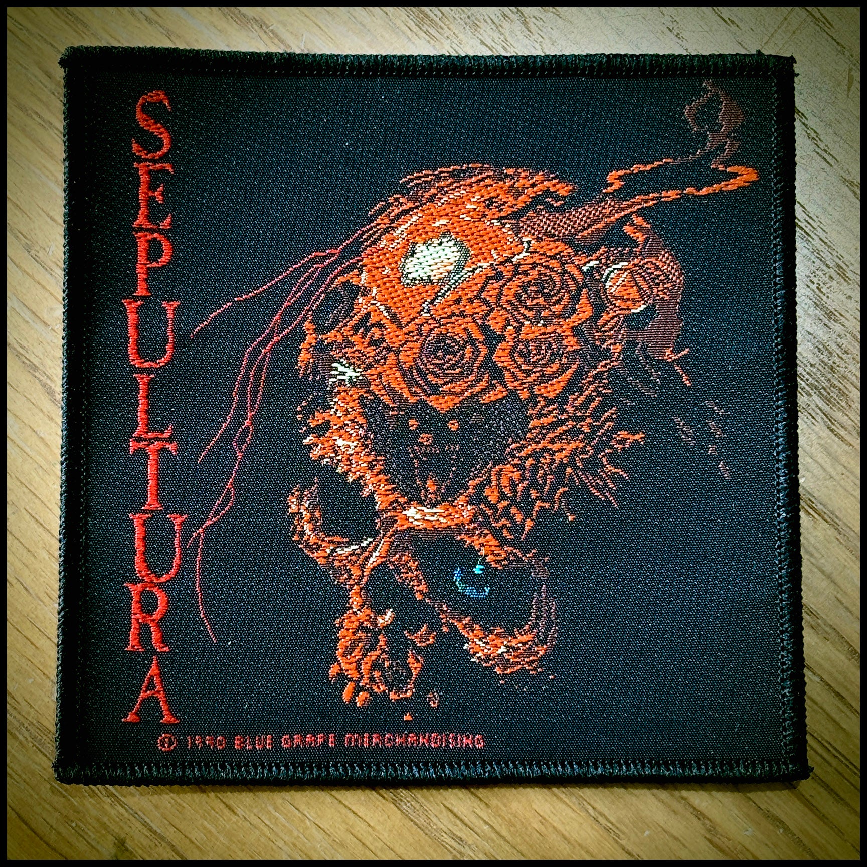 SEPULTURA: official BENEATH THE REMAINS patch