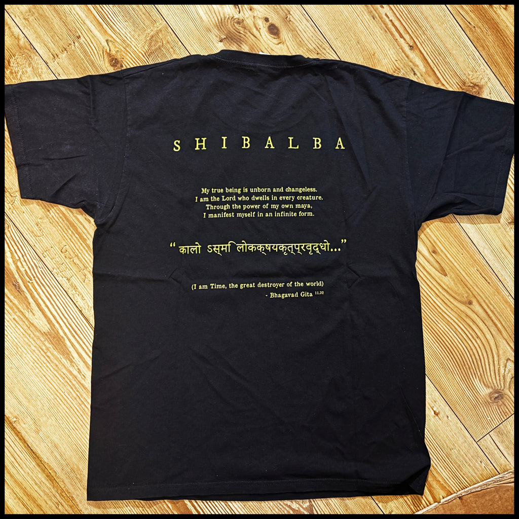 SHIBALBA: official NEKROLOGIE SINISTRAE shirt *preowned/ex-display/collectible, excellent condition* size L