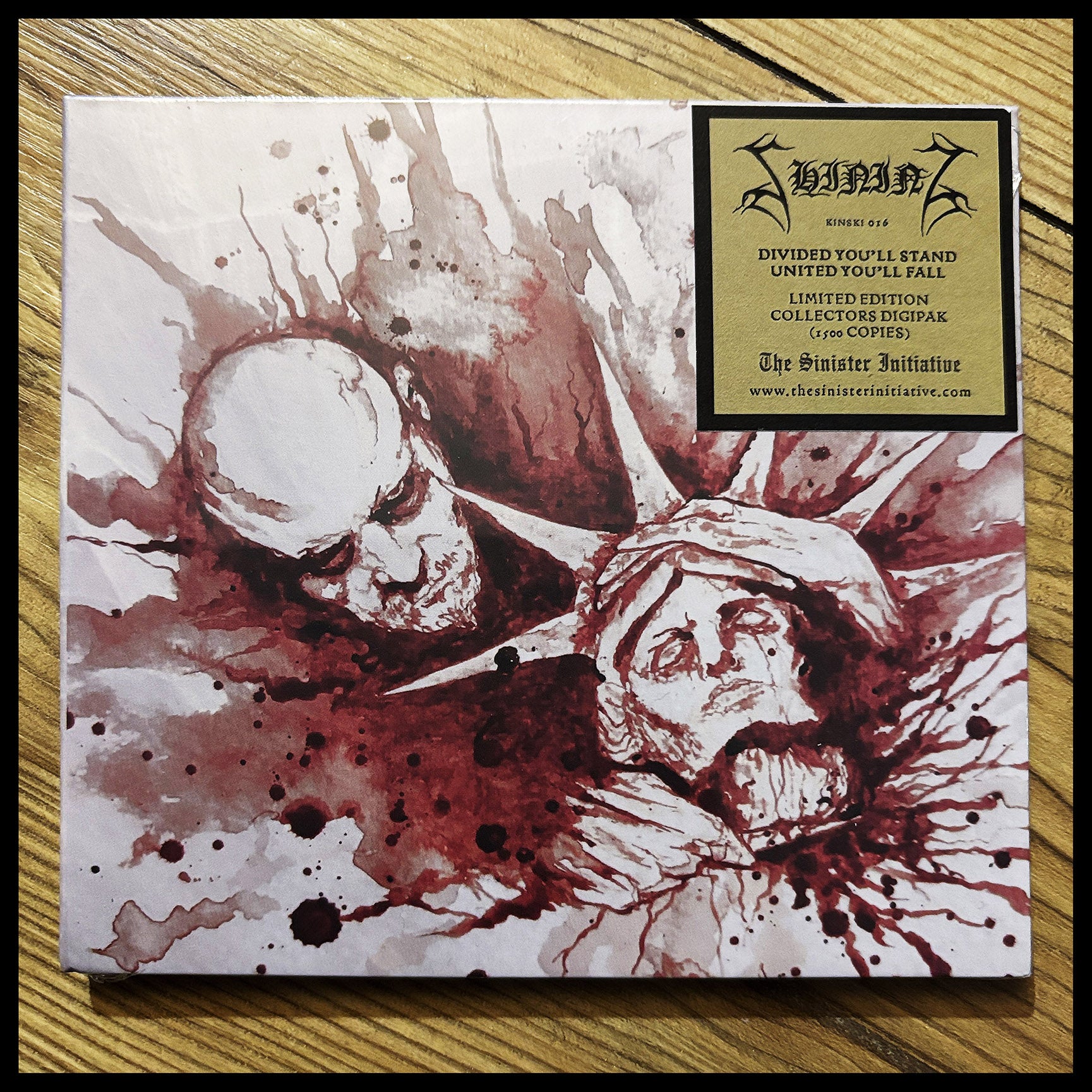 SHINING: DIVIDED YOU'LL STAND & UNITED YOU'LL FALL CD digipak
