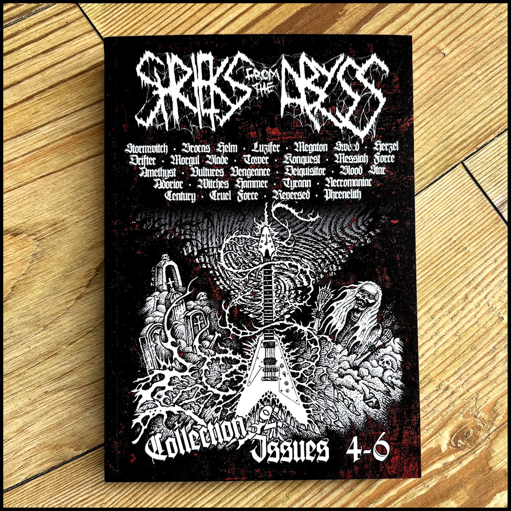 SHRIEKS FROM THE ABYSS Collection 2: Issues 4, 5 & 6 fanzine book [black/death/speed/war metal]