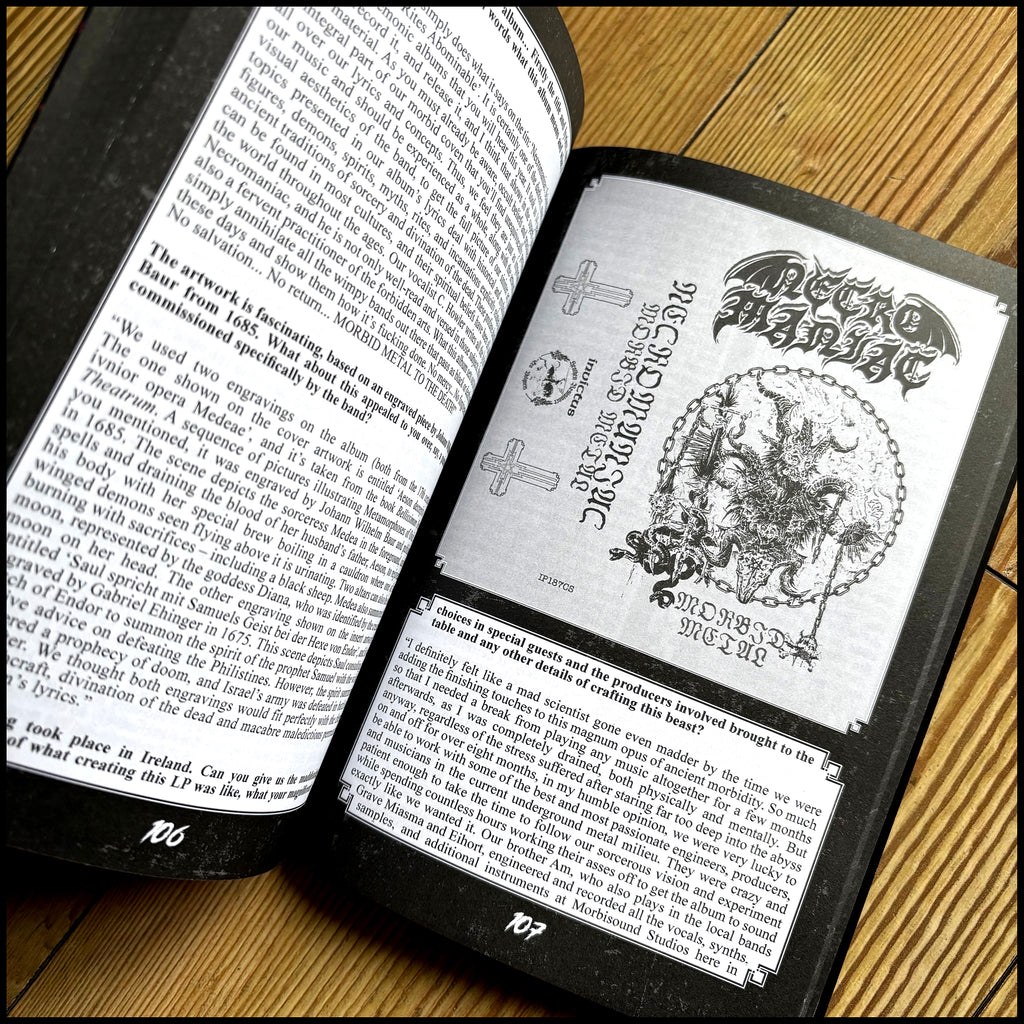SHRIEKS FROM THE ABYSS Collection 2: Issues 4, 5 & 6 fanzine book [black/death/speed/war metal]