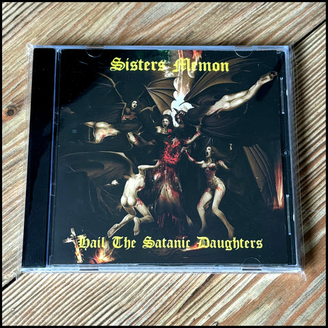 SISTERS MEMON: Hail the Satanic Daughters CD (3rd album, occult UK/Polish black metal duo)