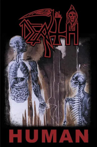 DEATH: HUMAN large flag / textile poster