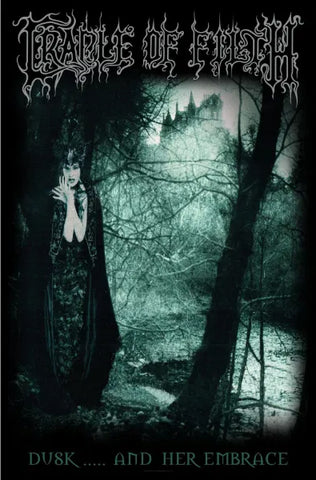 CRADLE OF FILTH: DUSK AND HER EMBRACE large flag / textile poster