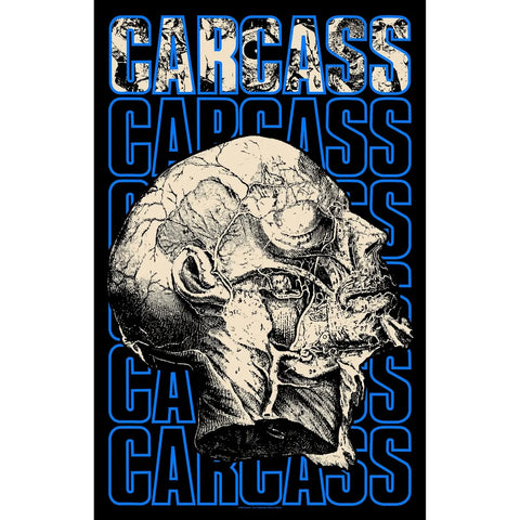 CARCASS - NECRO HEAD large flag / textile poster