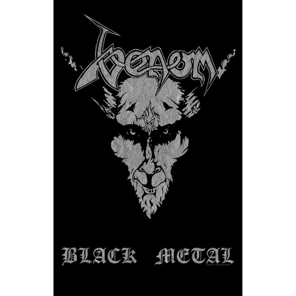 VENOM: official BLACK METAL large flag / textile poster