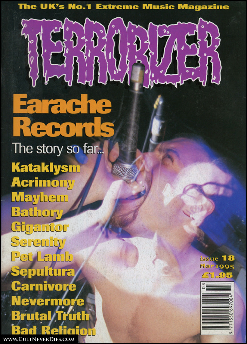 TERRORIZER magazine sale (early issues, 1-50) *rare*