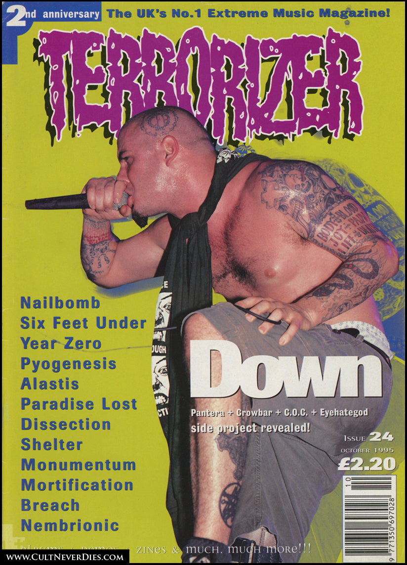 TERRORIZER magazine sale (early issues, 1-50) *rare*
