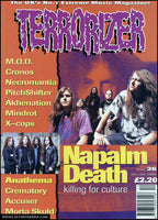TERRORIZER magazine sale (early issues, 1-50) *rare*