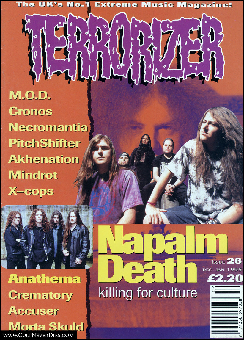 TERRORIZER magazine sale (early issues, 1-50) *rare*