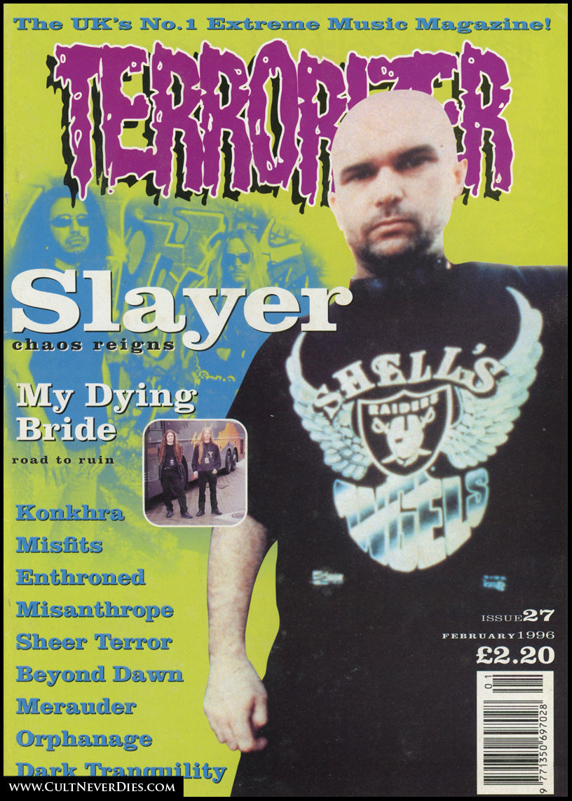 TERRORIZER magazine sale (early issues, 1-50) *rare*