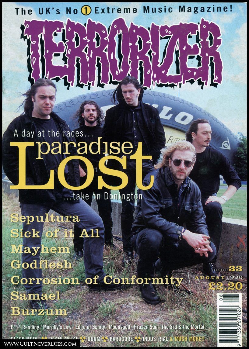 TERRORIZER magazine sale (early issues, 1-50) *rare*