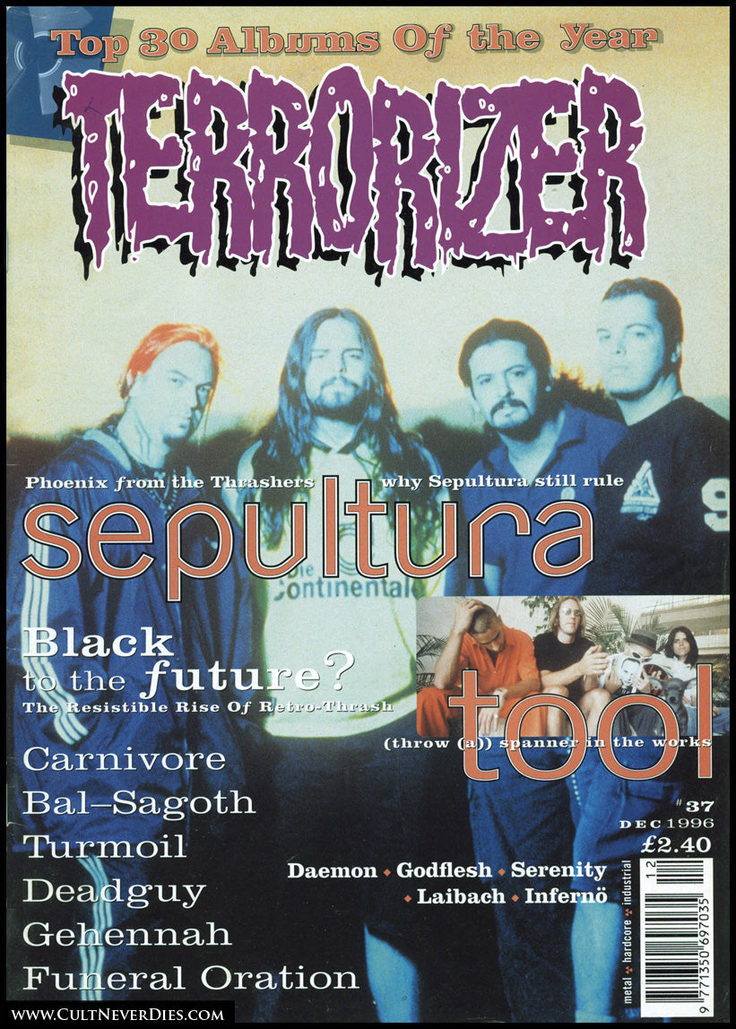 TERRORIZER magazine sale (early issues, 1-50) *rare*
