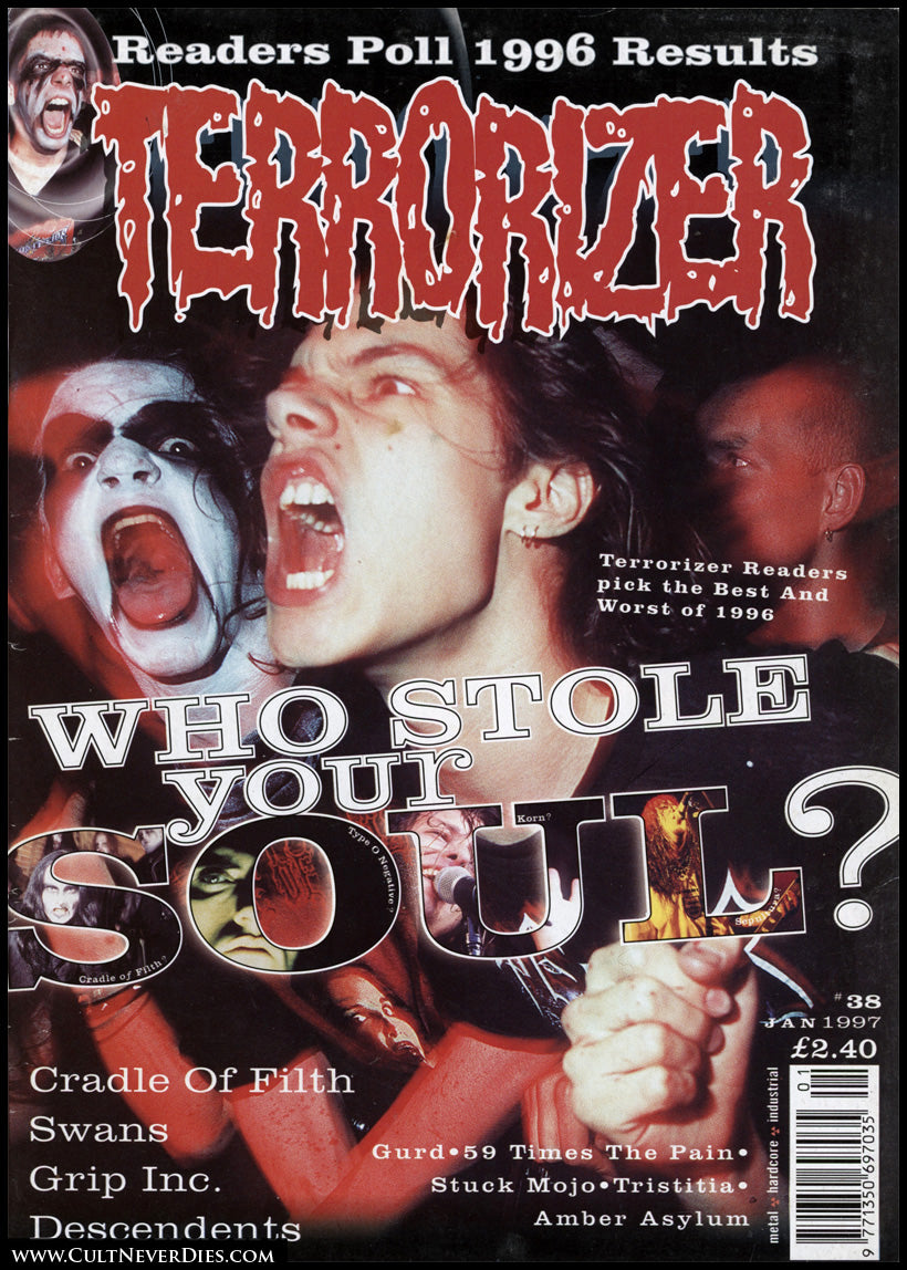 TERRORIZER magazine sale (early issues, 1-50) *rare*