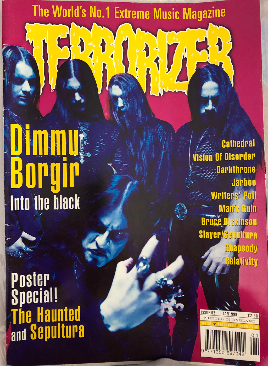 MOVING SALE: TERRORIZER magazine £1 per copy!    (early issues, 51-100)