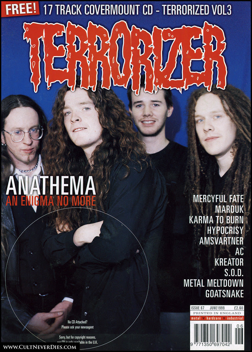 MOVING SALE: TERRORIZER magazine £1 per copy!    (early issues, 51-100)