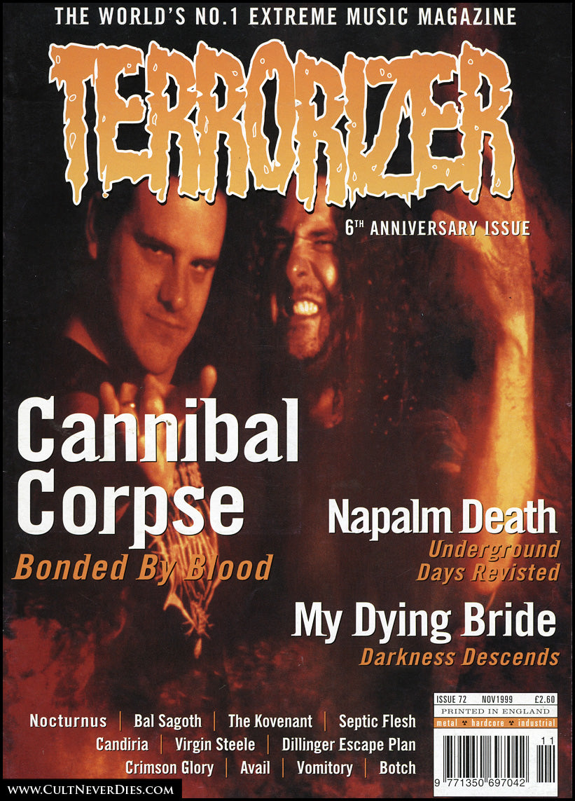 MOVING SALE: TERRORIZER magazine £1 per copy!    (early issues, 51-100)