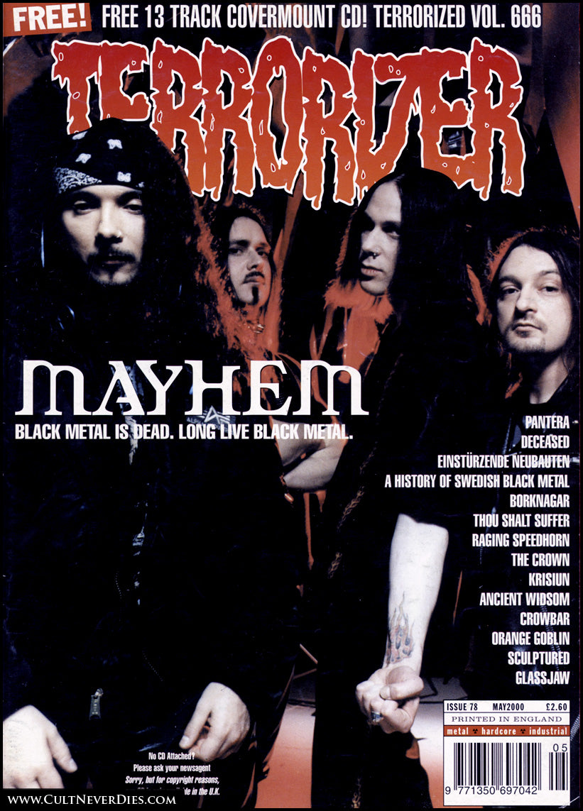 MOVING SALE: TERRORIZER magazine £1 per copy!    (early issues, 51-100)