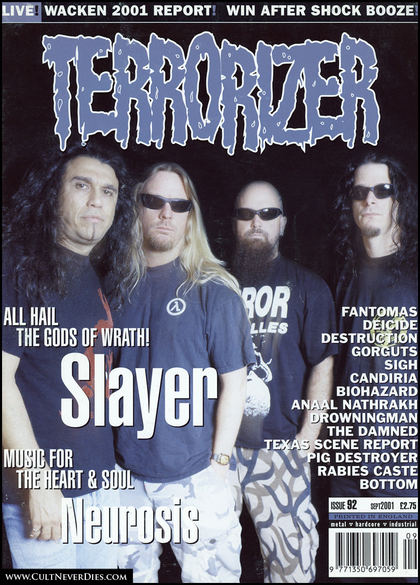 MOVING SALE: TERRORIZER magazine £1 per copy!    (early issues, 51-100)