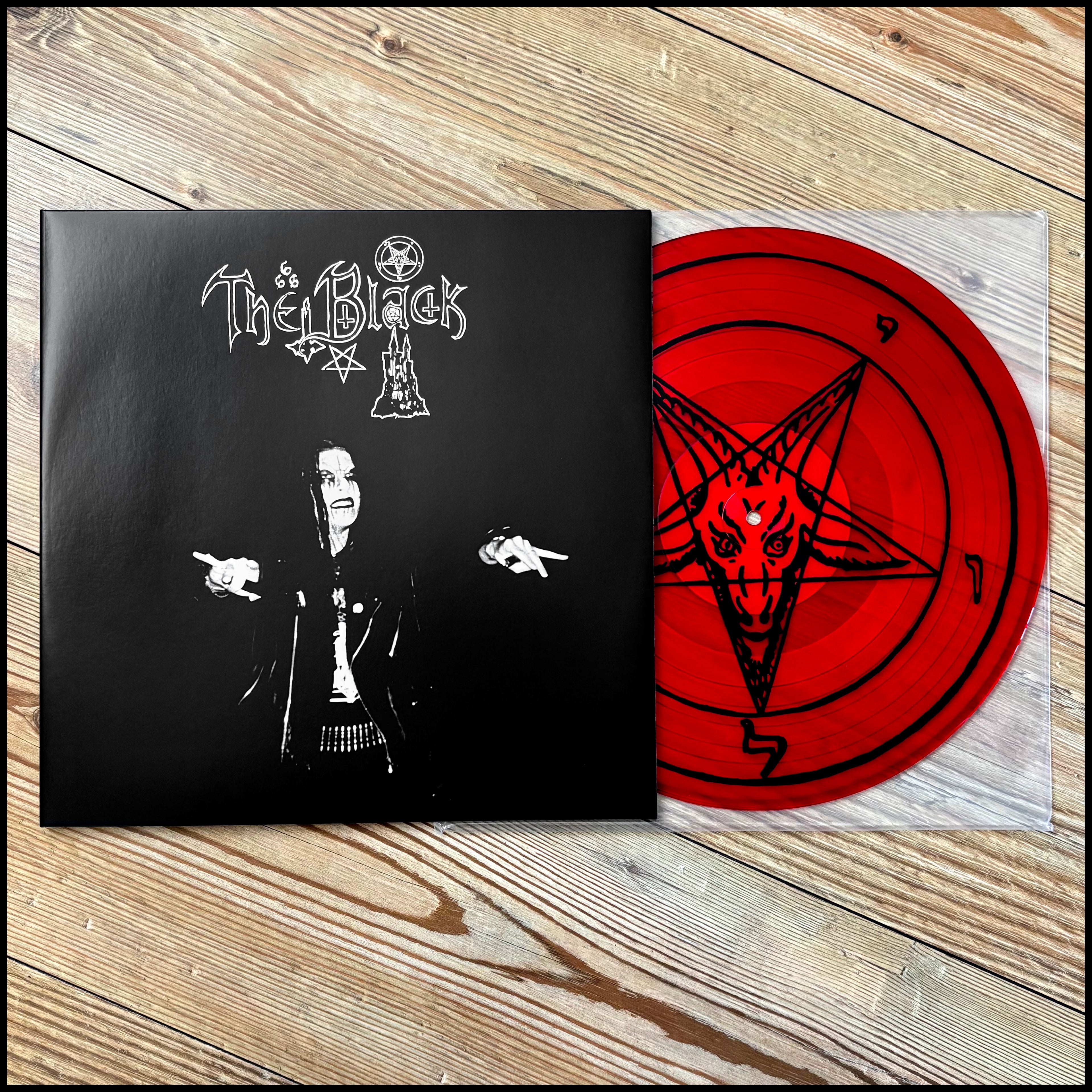 THE BLACK: Black Blood LP (gatefold, ltd. red vinyl, silkscreen, Swedish black metal feat. Jon from Dissection) *new*