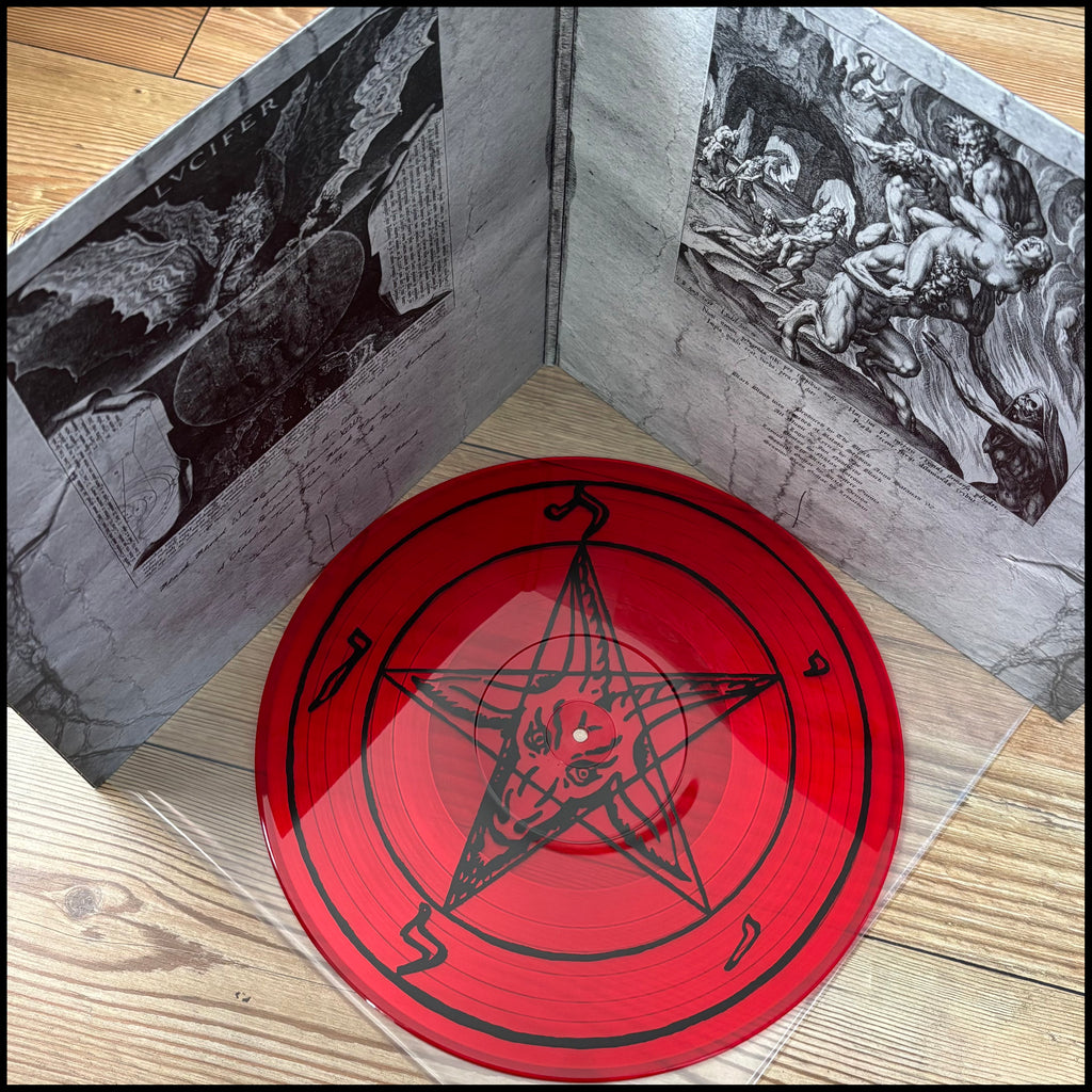 THE BLACK: Black Blood LP (gatefold, ltd. red vinyl, silkscreen, Swedish black metal feat. Jon from Dissection) *new*