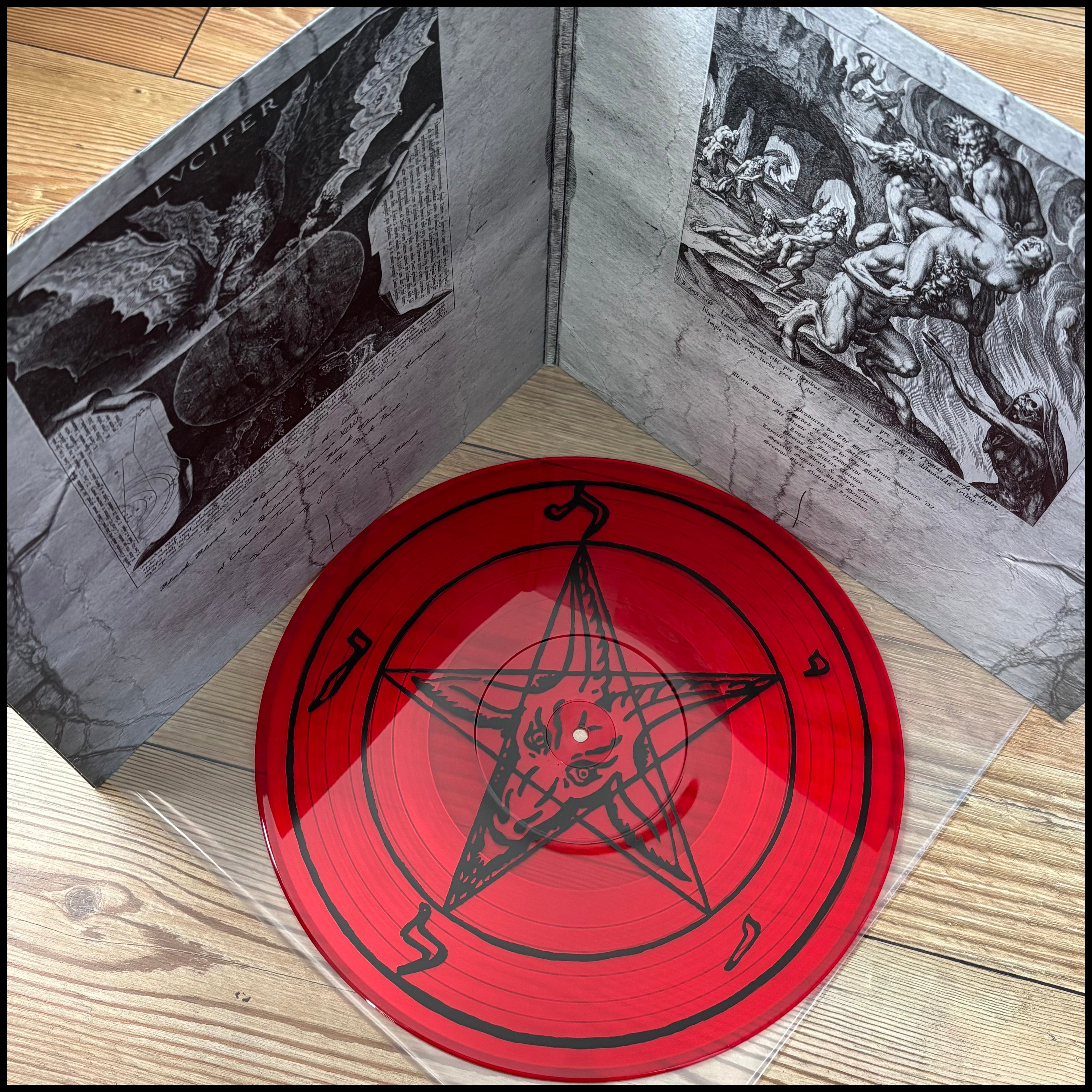 THE BLACK: Black Blood LP (gatefold, ltd. red vinyl, silkscreen, Swedish black metal feat. Jon from Dissection) *new*