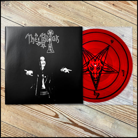 THE BLACK: Black Blood LP (gatefold, ltd. red vinyl, silkscreen, Swedish black metal feat. Jon from Dissection)