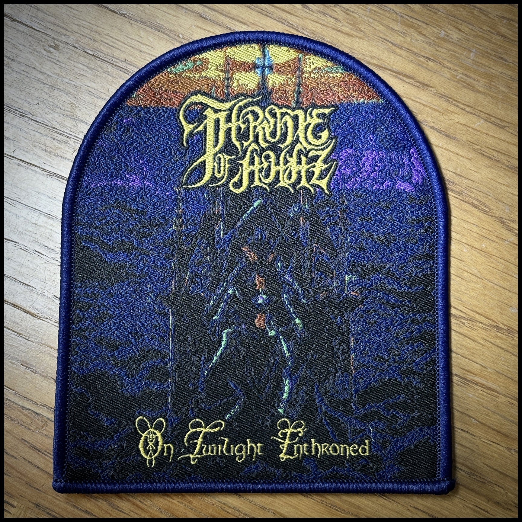 THRONE OF AHAZ: official deluxe/limited ON TWILIGHT ENTHRONED patch