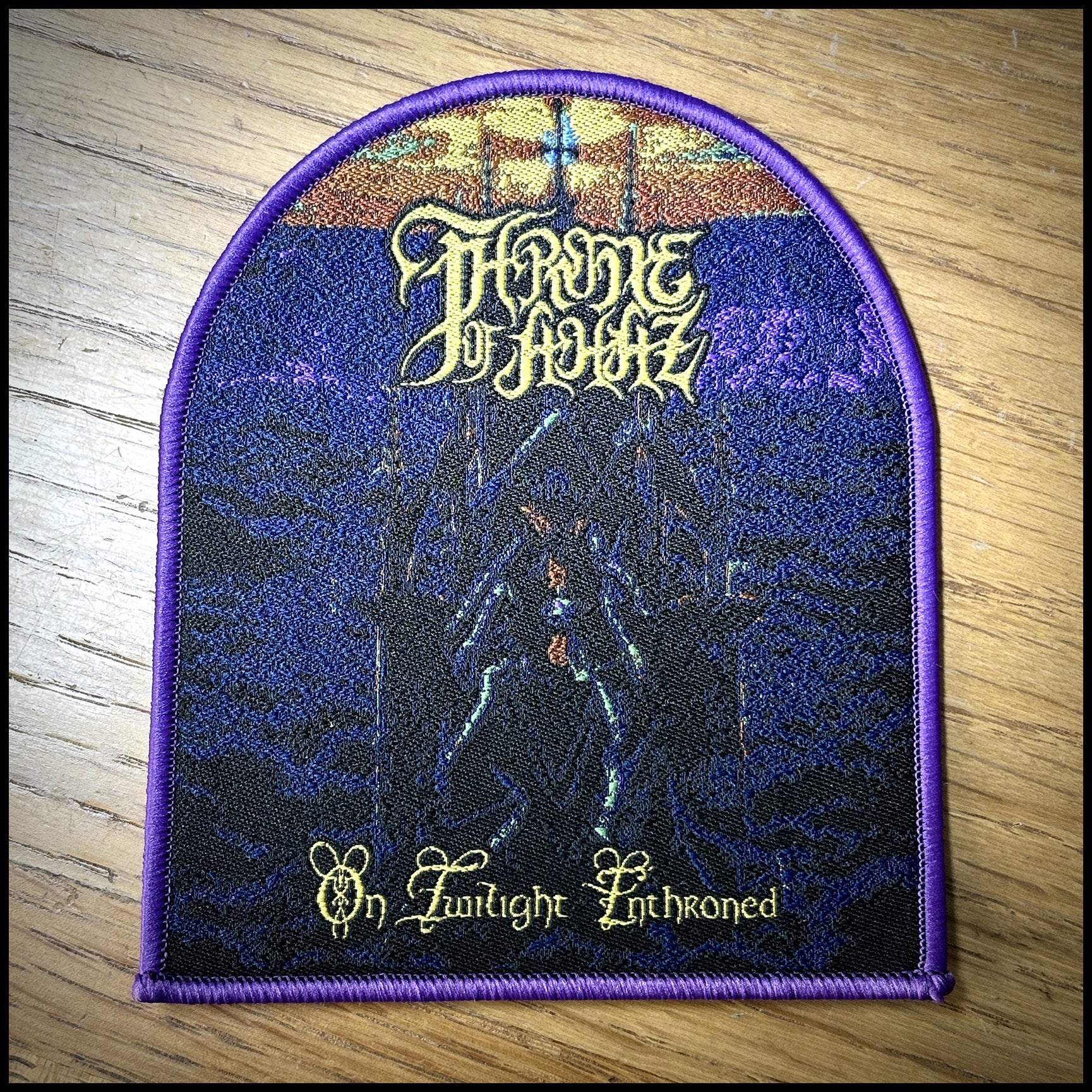THRONE OF AHAZ: official deluxe/limited ON TWILIGHT ENTHRONED patch