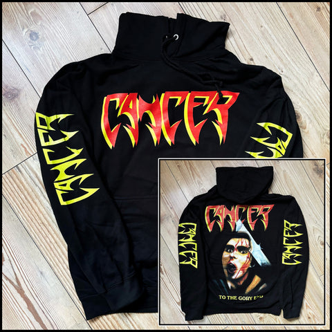 CANCER: TO THE GORY END pullover hoodie