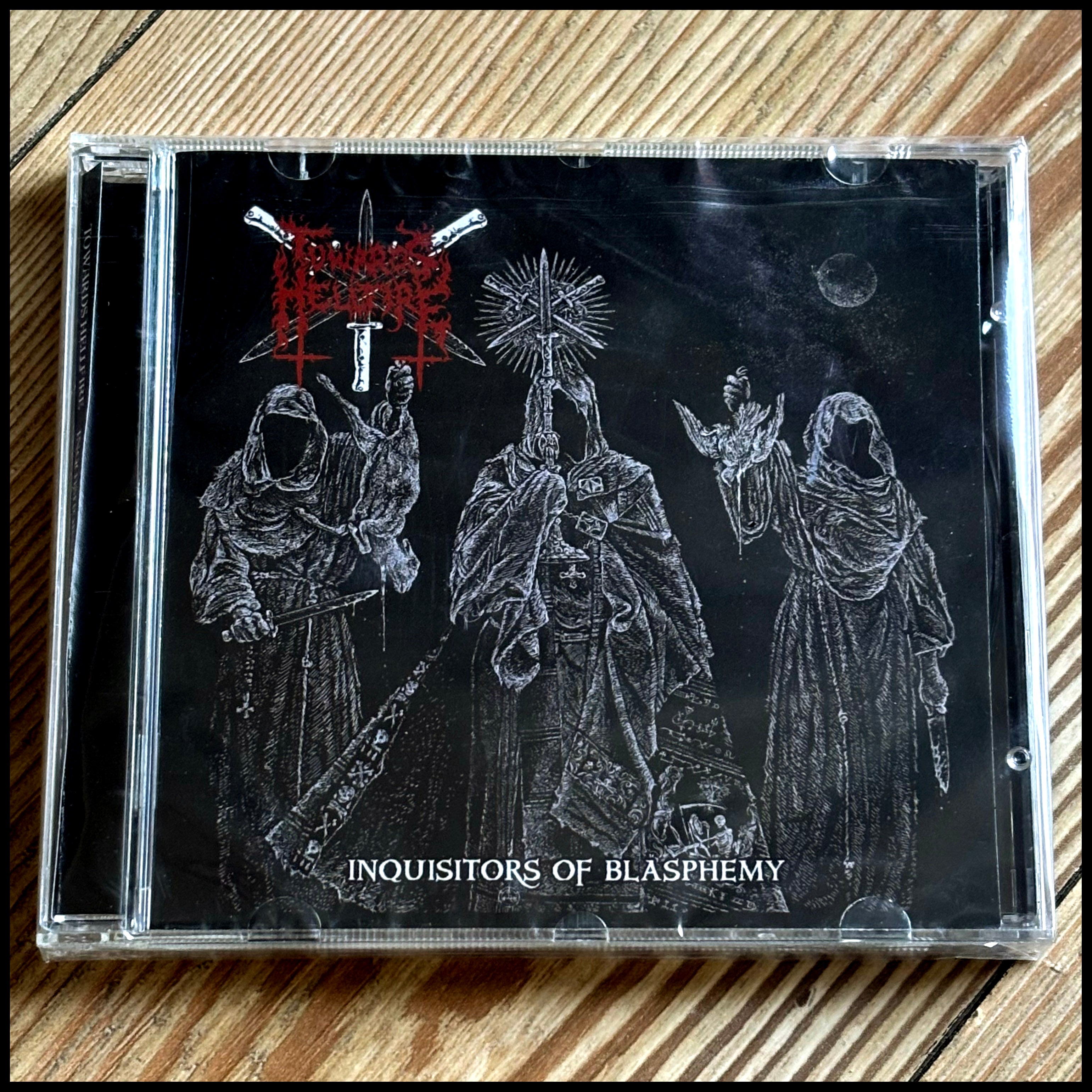 TOWARDS HELLFIRE: Inquisitors of Blasphemy CD (Polish BM, touches of Mayhem/Watain) *new, sealed*