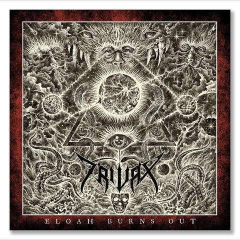 TRIVAX: Eloah Burns Out CD (UK/Iranian occult BM, released by Cult Never Dies, inc. Behexen vocalist)