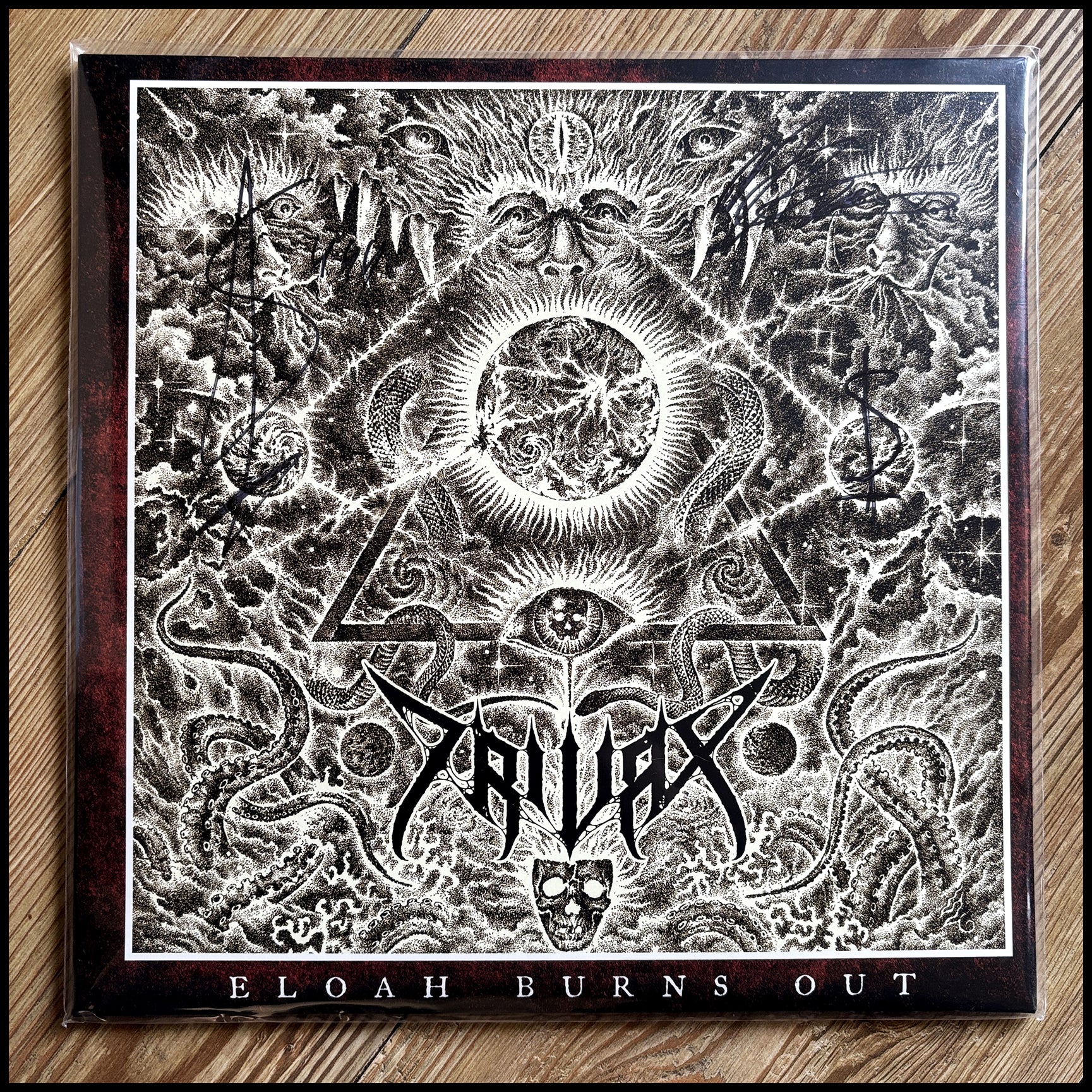 TRIVAX: Eloah Burns Out double LP (2 x black vinyl, insert) *signed by band*