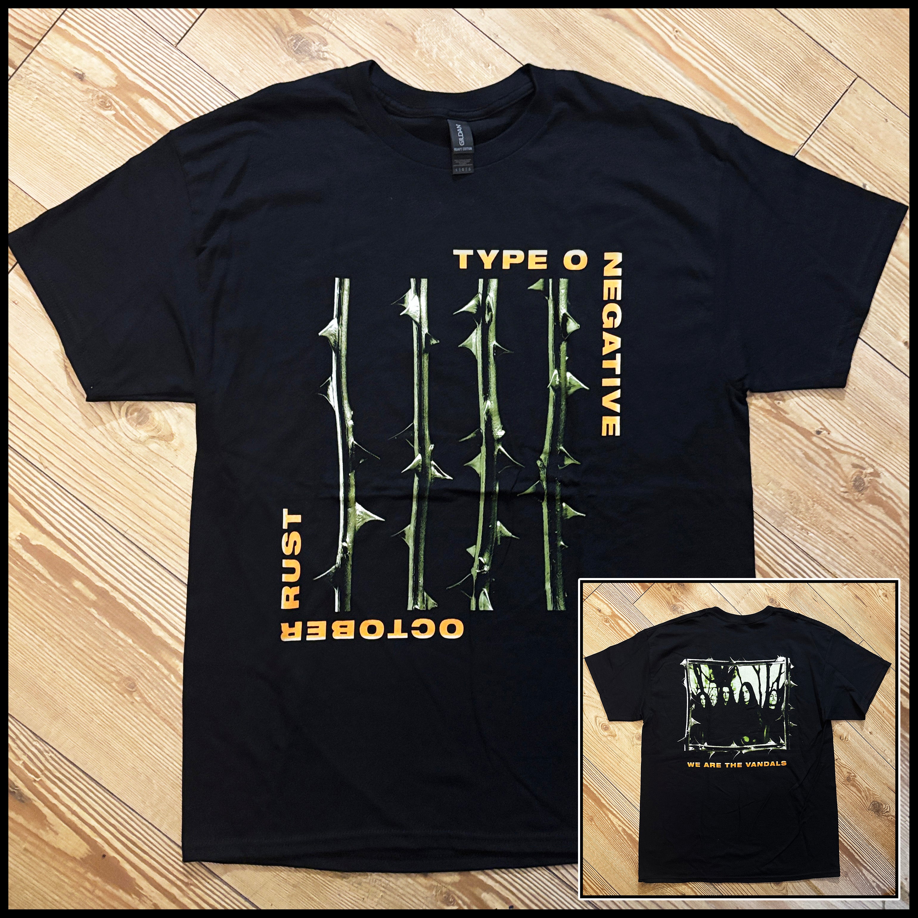 TYPE O NEGATIVE: official OCTOBER RUST shirt
