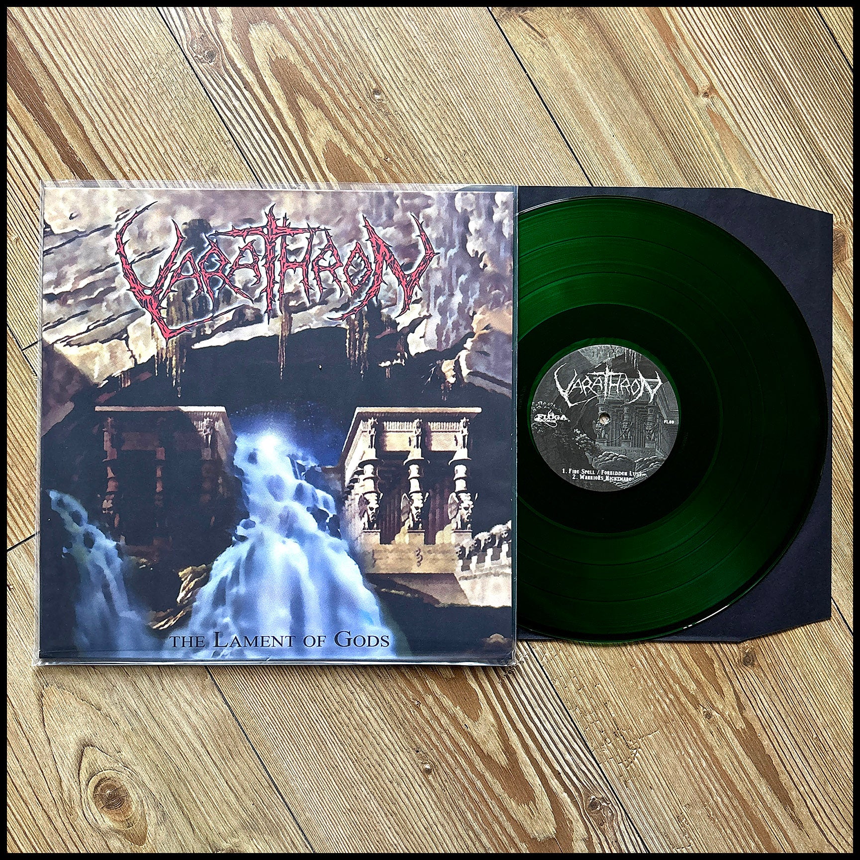 VARATHRON: THE LAMENT OF GODS LP (green vinyl, limited) *new*