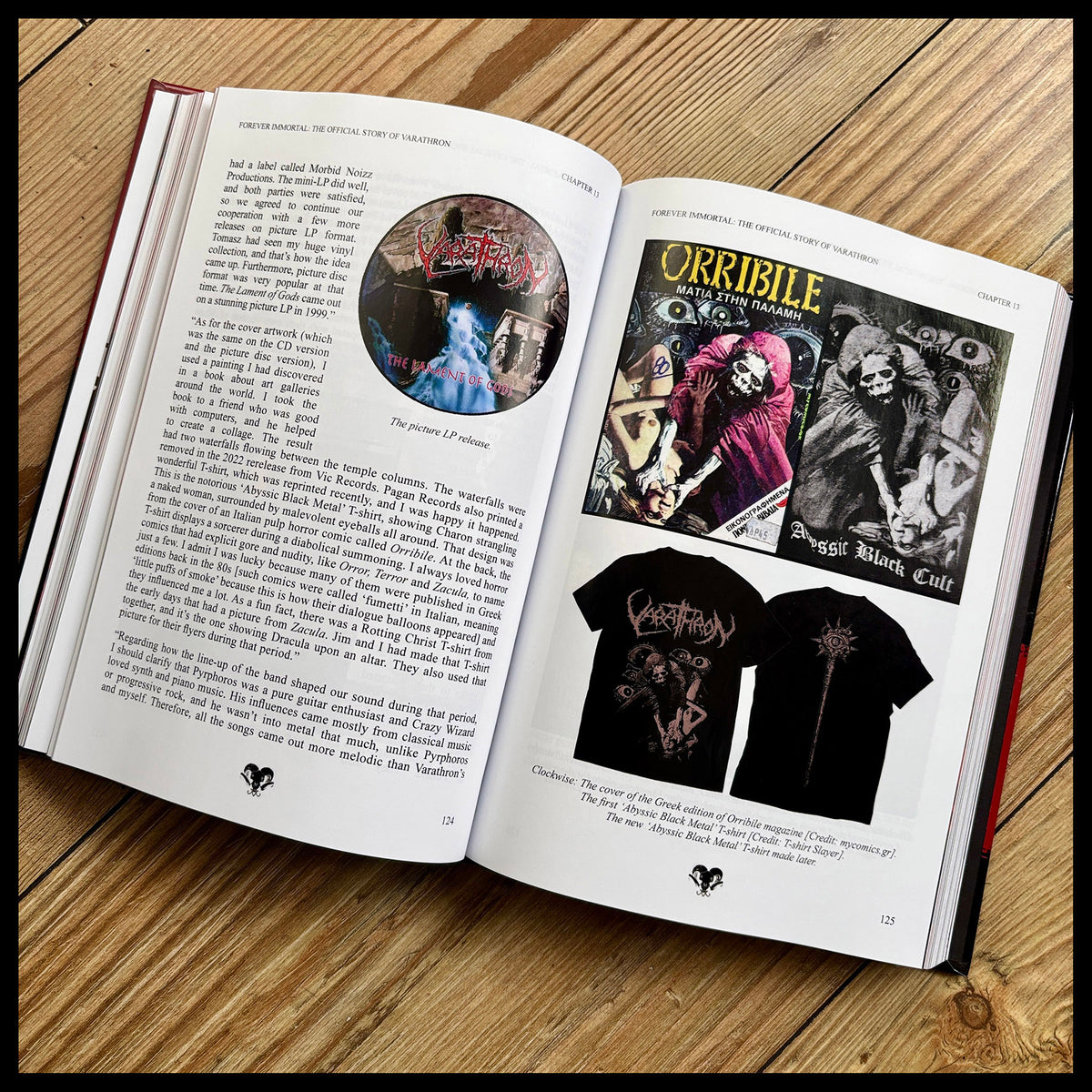 GREEK BLACK METAL BOOK BUNDLE: OFFICIAL ROTTING CHRIST and VARATHRON COLOUR HARDBACK BOOKS (+ CD & Bookmarks) *ships late 2026*