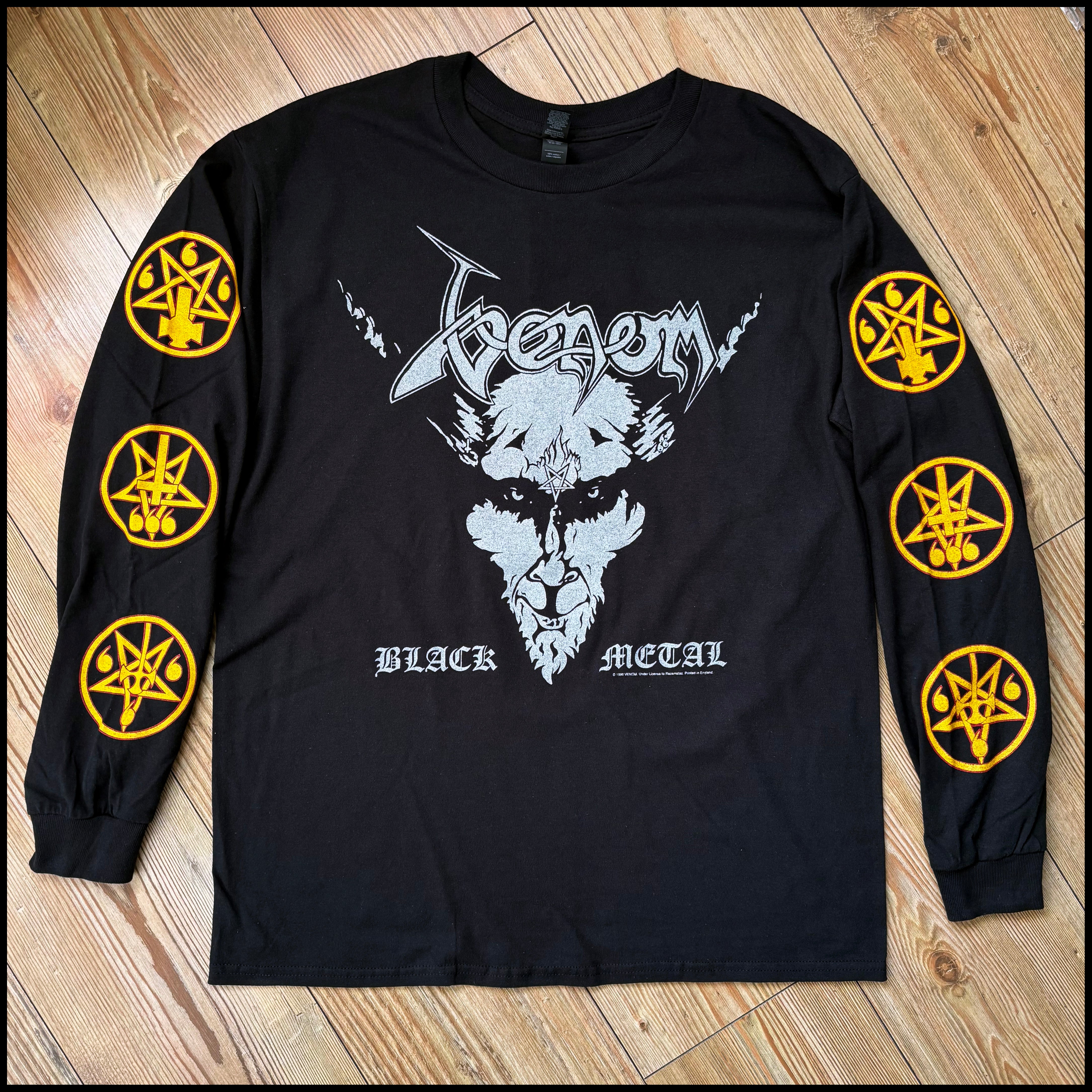 VENOM: official BLACK METAL longsleeve shirt – CultNeverDies