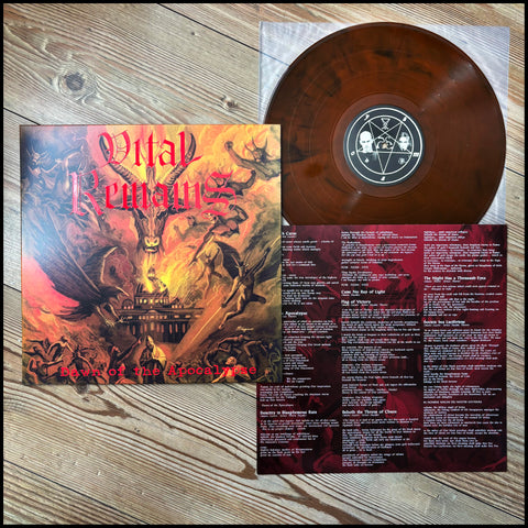 VITAL REMAINS: Dawn of the Apocalypse LP (ltd orange crush marble vinyl, 2000 death metal classick)