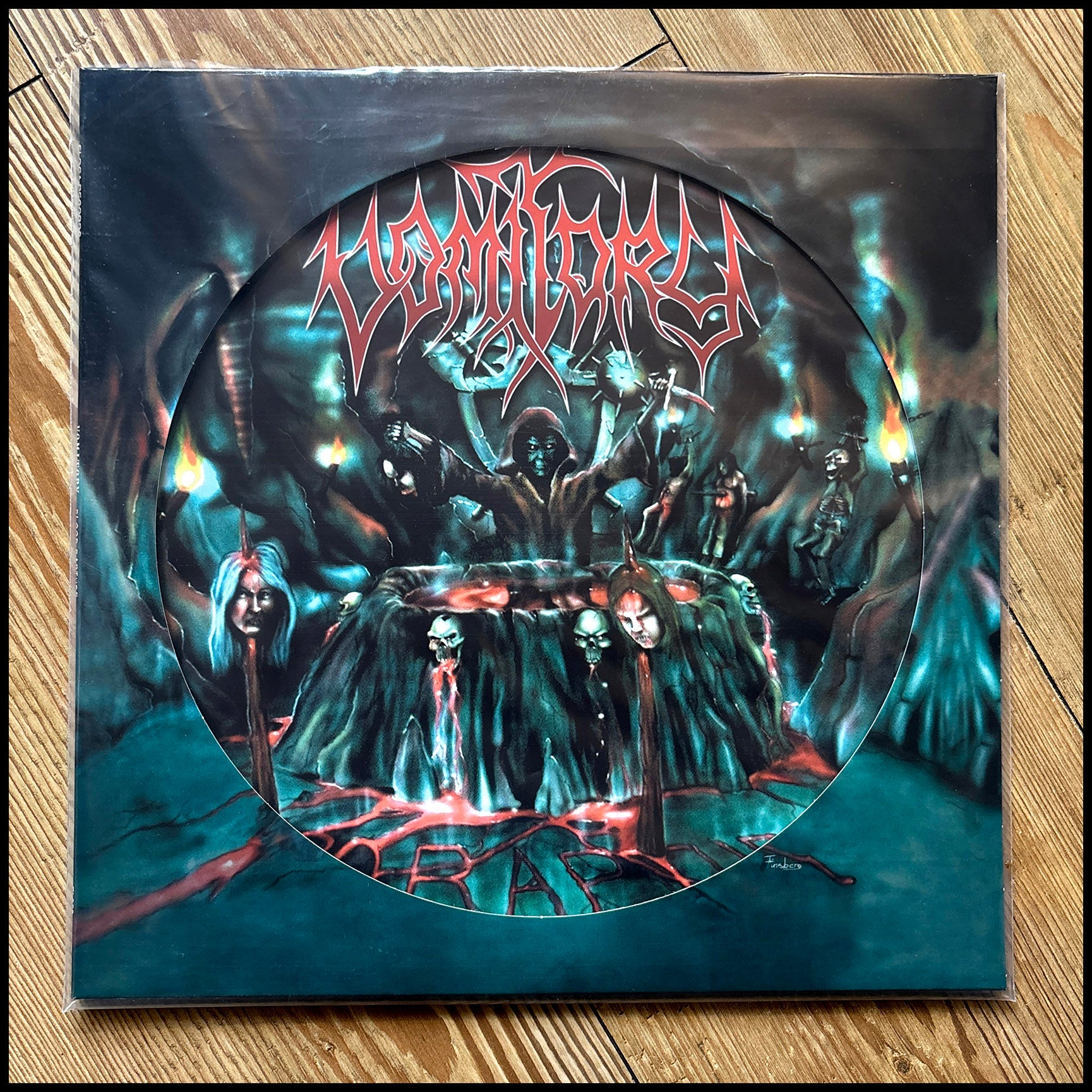 VOMITORY: BLOOD RAPTURE limited picture disc (picture vinyl in cut out sleeve) *new*