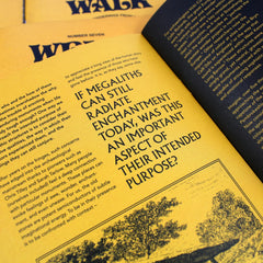 WEIRD WALK: FANZINE ISSUE 7 (folklore, ritual, history and myth)
