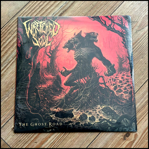 WRETCHED SOUL: The Ghost Road LP (red vinyl, UK death/thrash, Priest and Fate meets Dissection)