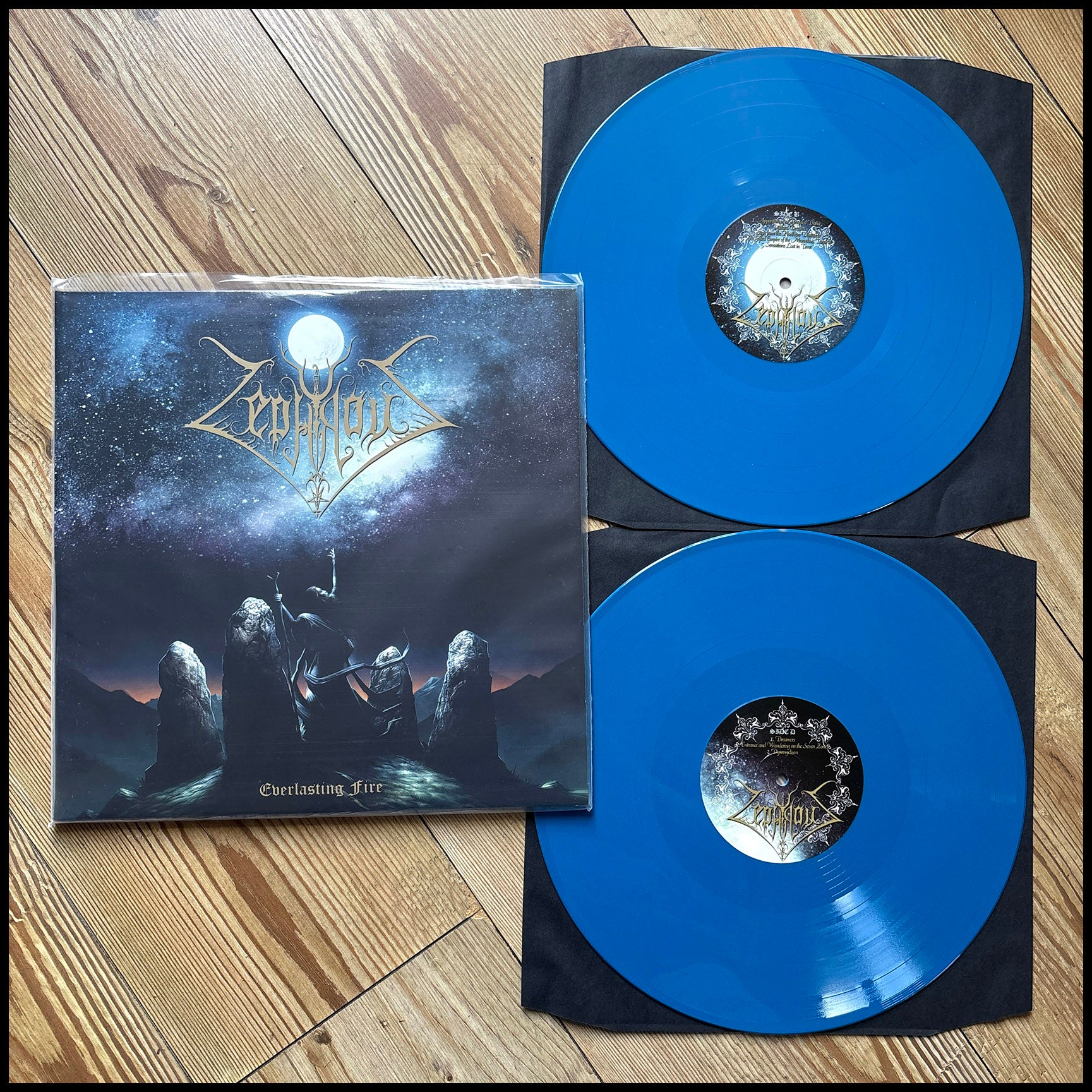ZEPHYROUS: EVERLASTING FIRE double LP (2 x blue vinyl, classic Greek BM) *new*