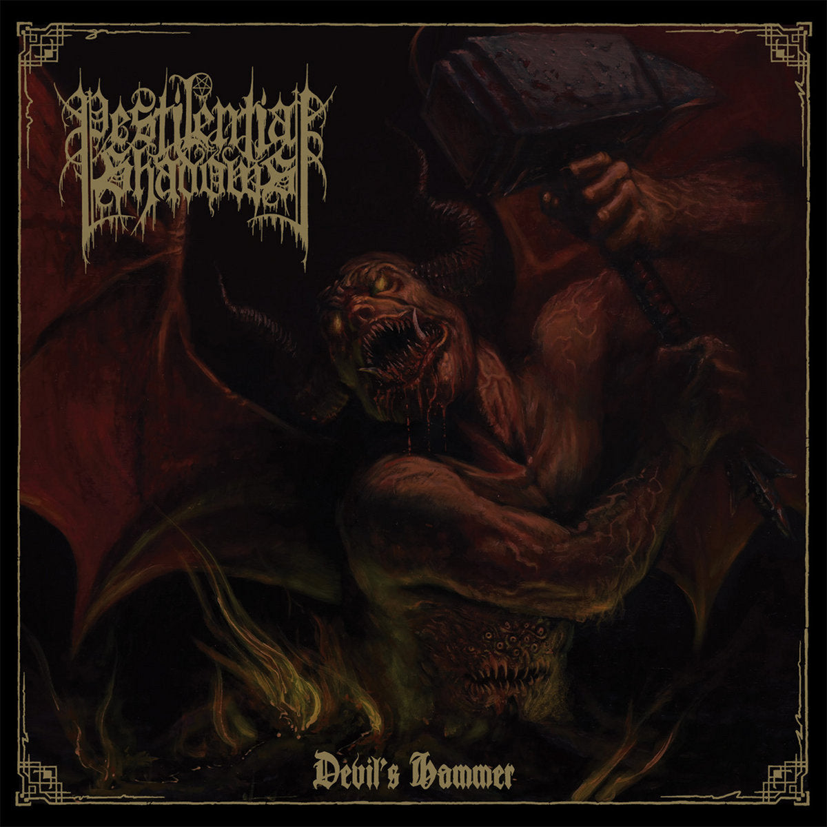 PESTILENTIAL SHADOWS: Devil's Hammer CD digipak (Australian black metal, uncompromising and individualistic) *new*