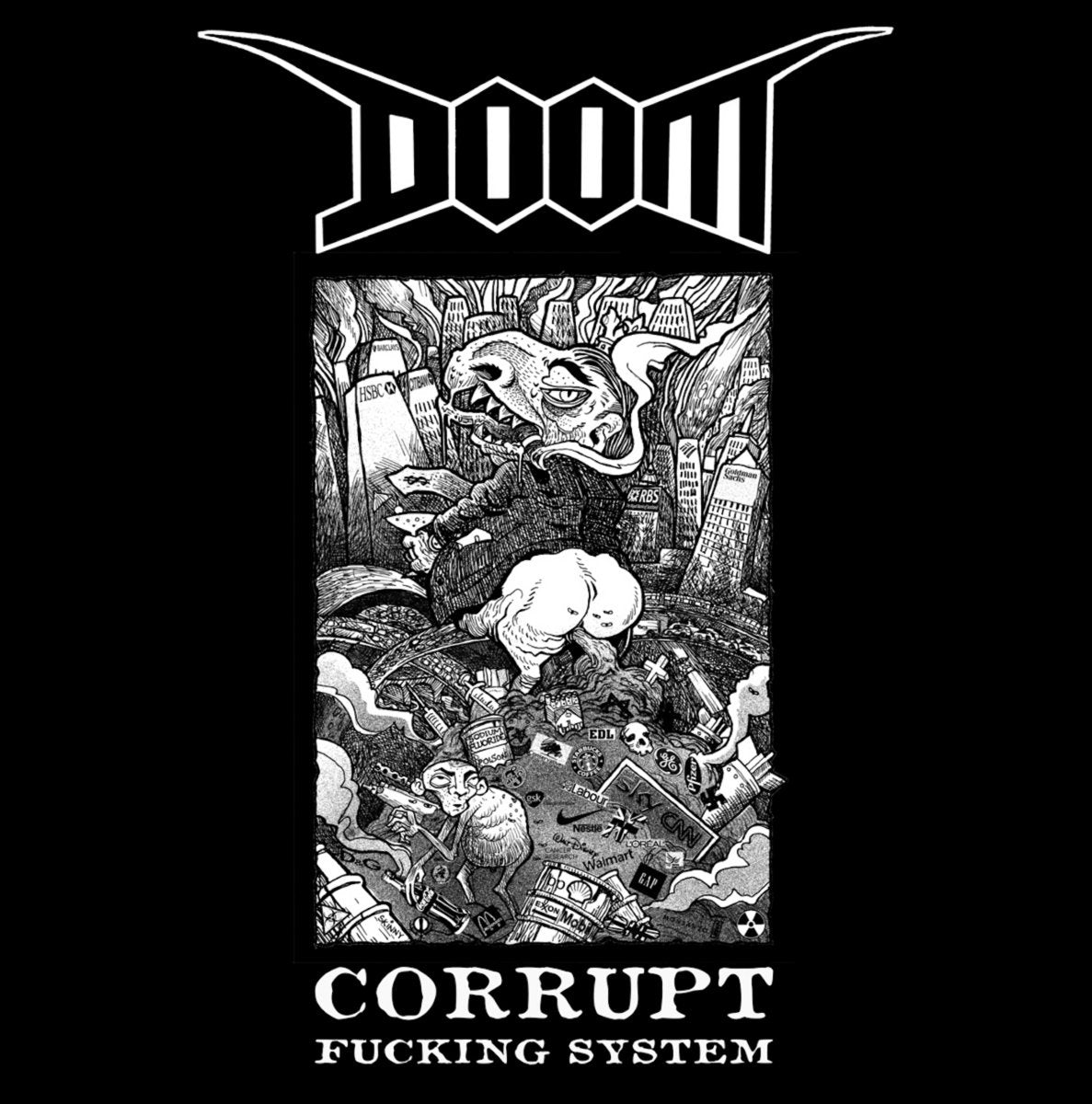 DOOM: Corrupt Fucking System CD digipak (crust legends) *new, sealed*