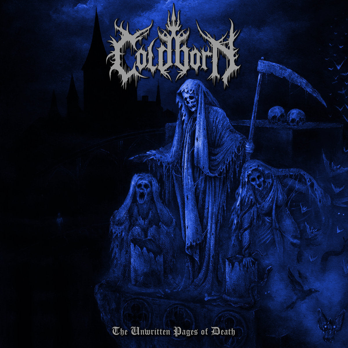 COLDBORN: The Unwritten Pages of Death LP (black vinyl, Belgian BM feat Enthroned/Nightbringer member) *new*