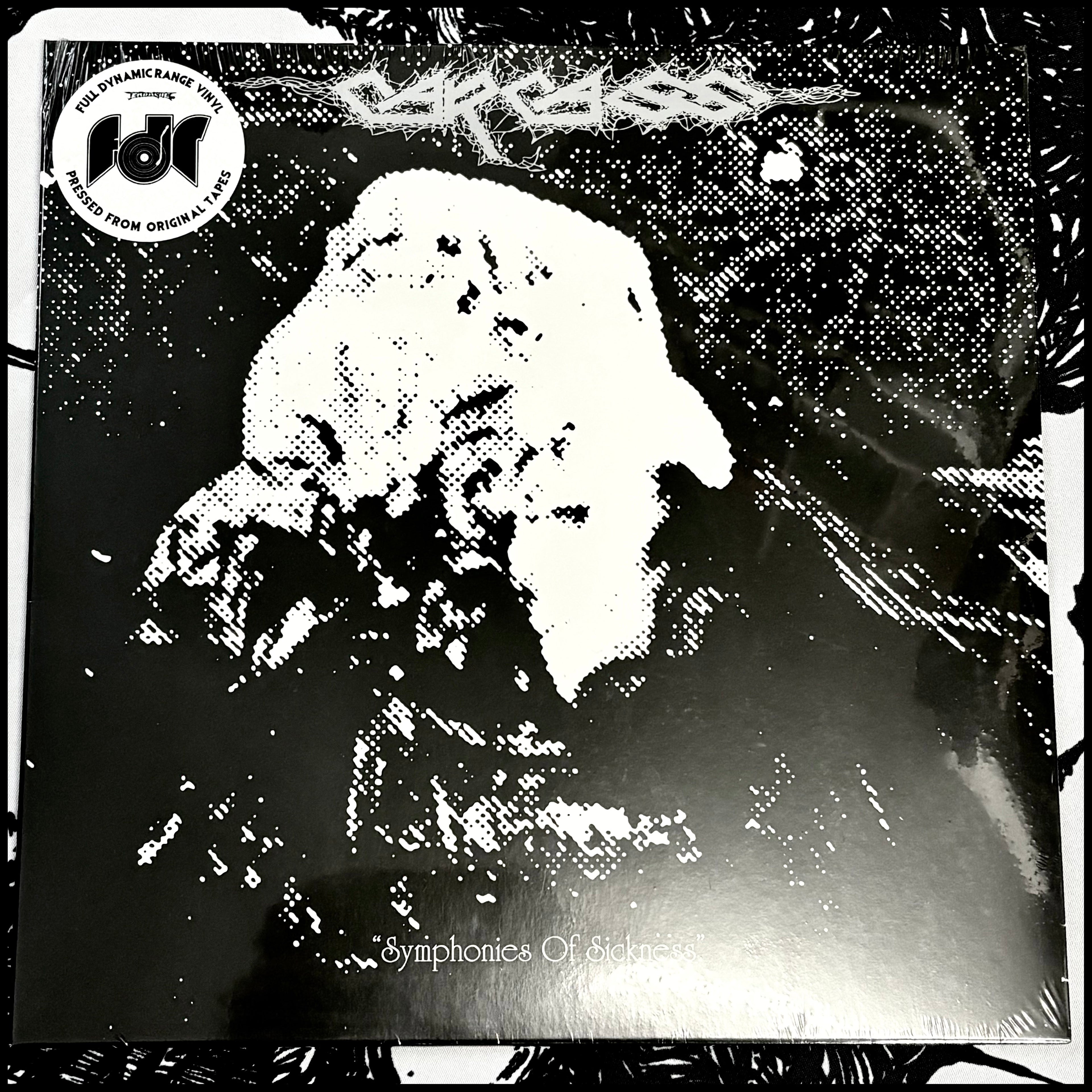 CARCASS: Symphonies of Sickness LP (full dynamic range black vinyl) *new, sealed*