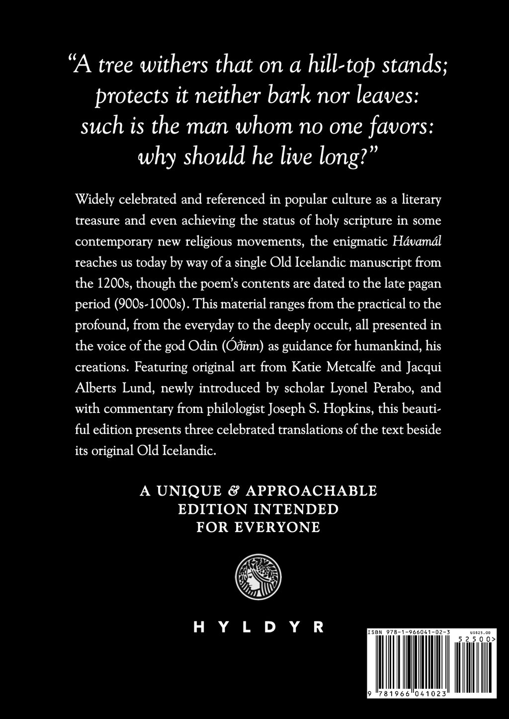 Preorder [November 2026] THE COMPARATIVE HÁVAMÁL book