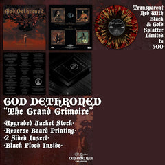 GOD DETHRONED: The Grand Grimoire LP (red/black/gold splatter vinyl, inlay, ltd to 500)