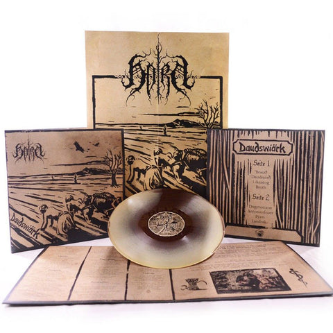 HORN: Daudswiärk LP (brown/yellow swirl vinyl, Pagan black metal ala Drudkh, Windir, Skogen)