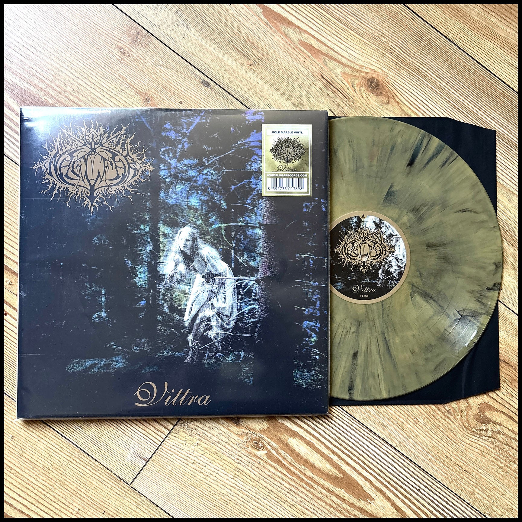 NAGLFAR: VITTRA LP (gold/black marble vinyl, gatefold sleeve, Swedish black metal debut) *new*